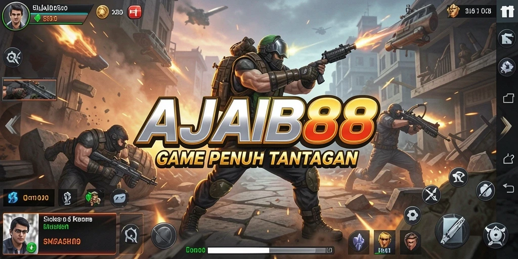 Tampilan gameplay AJAIB88 dengan aksi seru yang mendebarkan.
