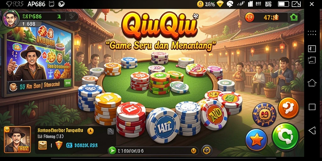 Tampilan gameplay seru dari AP686 dalam QiuQiu.
