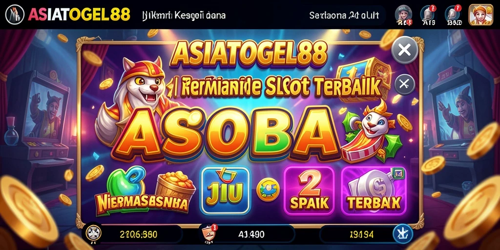 Tampak menariknya permainan Slot di ASIATOGEL88 saat dimainkan.