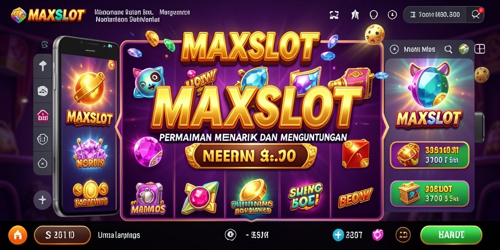 Tampilan menawan dan seru dari gameplay MAXSLOT.