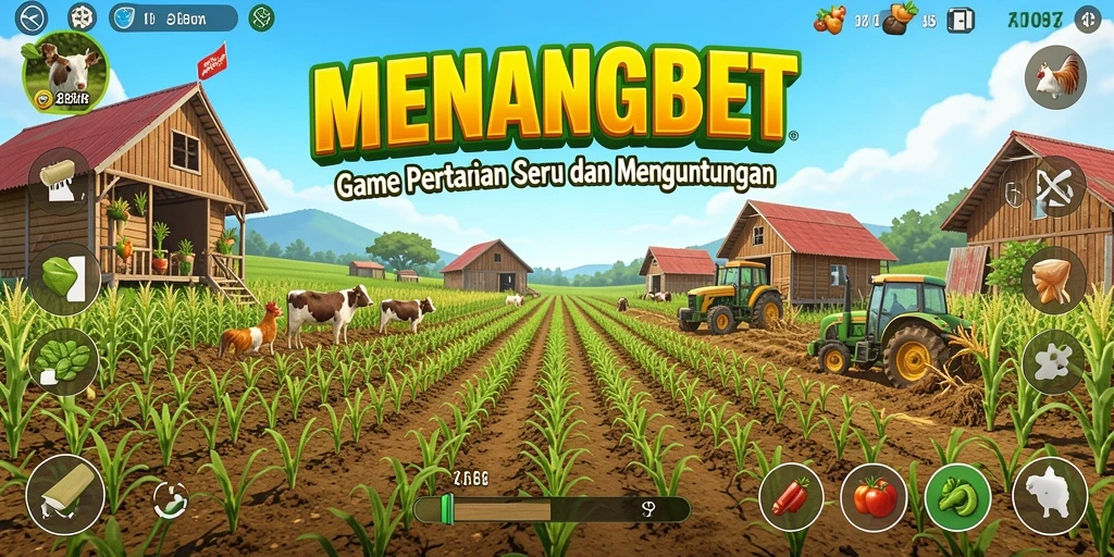 Tampilan gameplay pertanian MENANGBET yang menarik dan interaktif.
